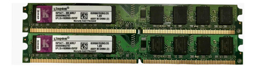 Kit 4gb (2gb+2gb=4gb) Valueram Ddr2 667mhz Kingston Pc2-5300