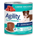 Alimento Agility Agility Para Cachorros Para Perro Cachorro Todos Los Tamaños Sabor Carne En Lata De 340 g