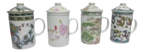 Vaso Antiguo Japones En Porcelana De Te Precio X C/u 