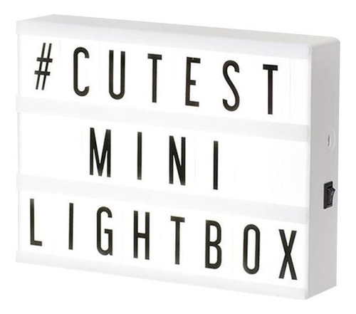 Luminária Lightbox Led 15 Cm Plástico E Metal
