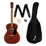 Guitarra Acústica Fender Cc-60s Concert Pack V2 All Mahogany