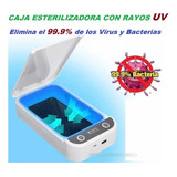 Caja Sanitizadora Rayos Uv Ozono* Elimina 99.9% De Virus*
