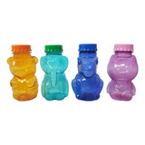 Botella Animalitos Con Tapa Chapita 400 Cc Pack X 4 Un 