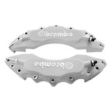 Par (2) Cubre Caliper Brembo 28cm Plata