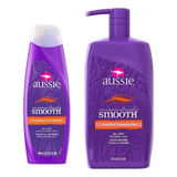  Kit Shampoo + 2x Condiconador Aussie Miraculously Smooth
