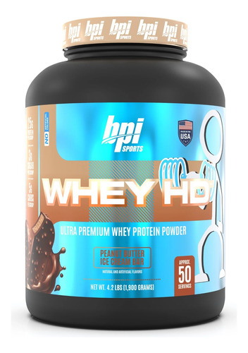 Proteína Iso Whey Hd Bpi Sports 50 Servicios