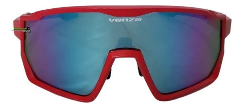 Gafas Venzo F27-0018 Polarizadas Lente 3 Lentes Armazón Rojo