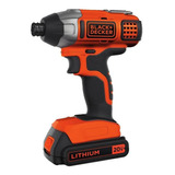 Atornillador De Impacto Black+decker Bdci20c Naranja, Negro