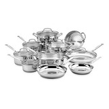 Cuisinart 77-17n Juego Clásico De 17 Piezas Para Chef, Acero