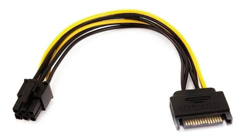 Cable Adaptador Sata A Pci E 6 Pin Mineria Vga Oferta !!