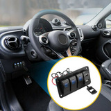 2.4a 3 Gang Car Auto Switch Panel With Dual Usb Port Char Mb