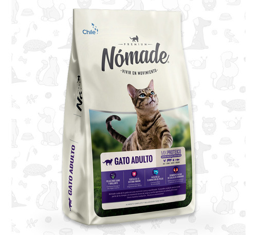 Nomade Premium Alimento Para Gato Adulto 10kg