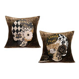 Fundas De Almohada De Calavera Decoración Del Hogar, C...