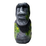 Adorno Escultura Isla Pascua Moai Ceramica Chico