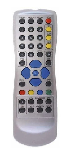 Controle Remoto Compatível Com Receptor Embratel 7915