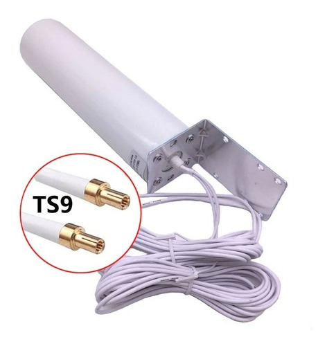 Antena Exterior Interior 4g 3g Modem Huawei Zte Conector Ts9