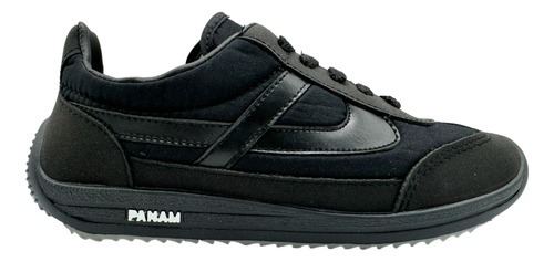 Tenis Panam Negro Original Hombre Y Mujer 22 Al 31.