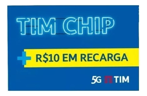 Chip Tim Top (com R$10 Em Recarga)