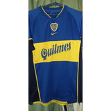 Camiseta Boca Juniors Titular Año 2001/02 Talle L/g 