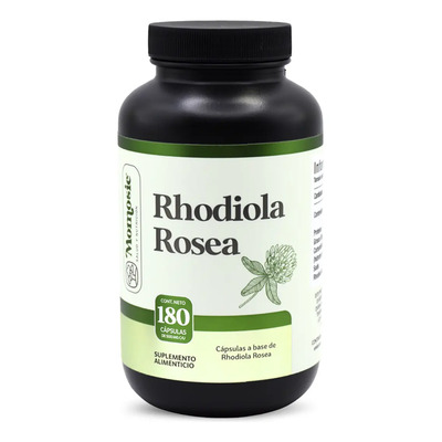 Rhodiola Rosea Premium Pura | Energía Y Ánimo | 180 Cápsulas De 500 Mg | Cápsulas Veganas | Dura 6 Meses | Momosie | Meses sin interés