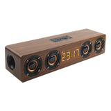 Altavoz Bluetooth Con Reloj Creativo