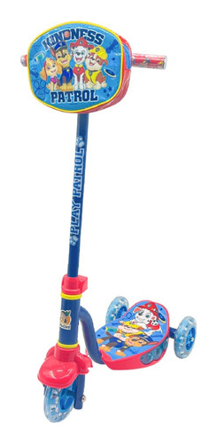 Scooter Apache 3 Ruedas Bolsa Y Luces Paw Patrol +4