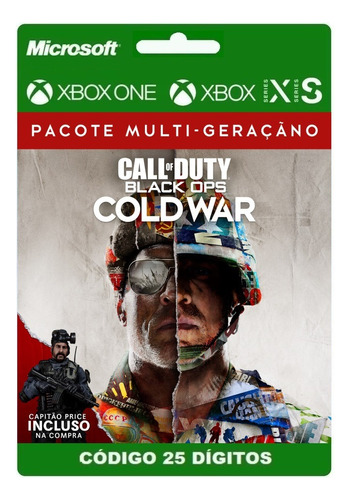 Call Of Duty Black Ops Cold War Xbox Series X|s 25 Dígitos