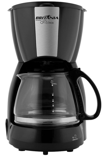 Cafeteira Elétrica Britânia Cp15 550w Preta 127v