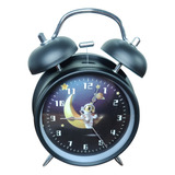 Reloj Despertador Analógico Mesa Metálico Diferentes Diseños