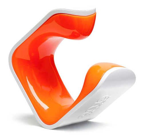 Soporte De Pared Para Bicicletas - Hornit Clug (3 Tamaños) Color Blanco/naranja