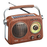 Gelielim Altavoz Bluetooth Con Radio Retro Con Sonido Transp