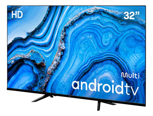 Smart Tv Multilaser 32 Hd Android Hdmi Usb - Tl062m