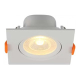 Spot Led Embutir Quadrado 3w 6500k Blumenau Bivolt Branco