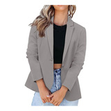 Chaqueta Tipo Blazer Formal Para Mujer Con Forma De Q Coat,