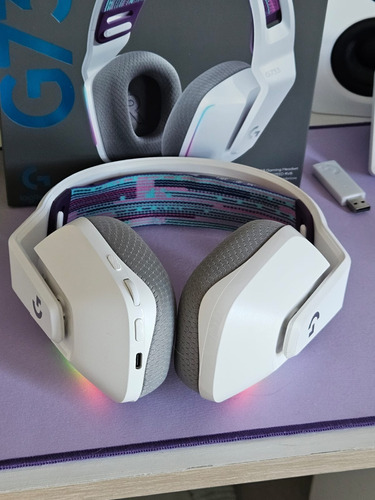 Auriculares Logitech G733 Rgb Blancos