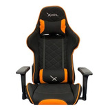 Silla Gamer Xzeal Neg Naranja Textil Alto Desempeño Xzsxz25o