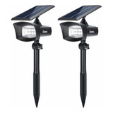 Eneru Foco Solar Para Exteriores (led Ip67 Impermeable Funci