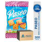 Caja Galletitas Paseo 5 Semillas Mini Crackers Mejor Precio