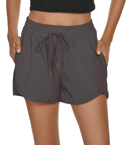 Pantalones Cortos De Yoga Cómodos Con Cordón Para Mujer, Pan