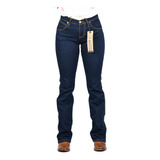 Jeans Wrangler Dama Low Rise Cintura Media 53528bh50