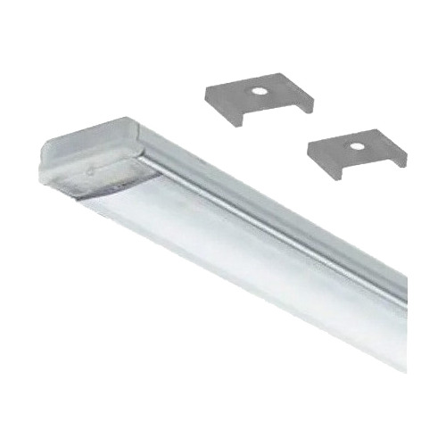 Perfil 1 Mt Led Aluminio Con Fuente Cocina Alacena Vestidor