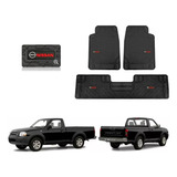 Tapetes 3pz Bt Logo Nissan Frontier Americana 1997 A 2004