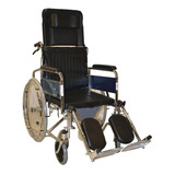 Silla De Ruedas Importada Reclinable Eleva Pies Plegable 150