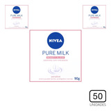 Kit 50 | Sabonete Barra Nivea Pure Milk