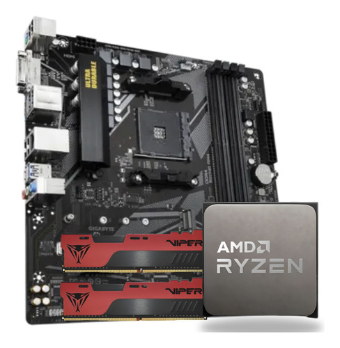 Kit Gamer Ryzen 5 5600g + B550 + 16gb Ram