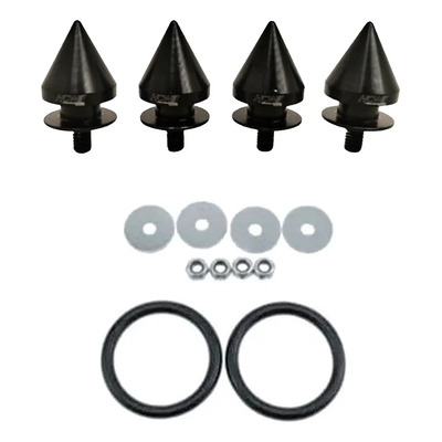 Kit Completo Sujetadores Punta Facia Tornillo Liga Negro | MercadoLibre