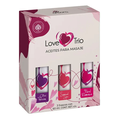 Love Trio. 3 Aromas De Aceites Masaje En Pareja Aromaterapia | Meses sin interés