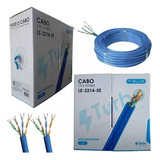 Cabo De Rede Cat5e Ethernet Internet Caixa Com 305 Metros