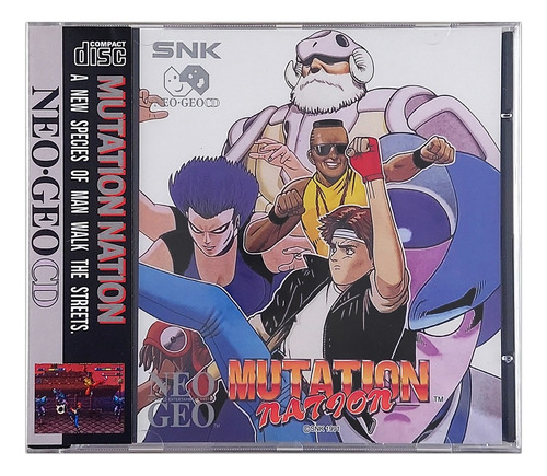 Mutant Nation Neo Geo Cd Novo Lacrado