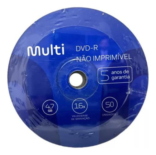 50 Midia Cd-r Multilaser + 50 Dvd-r Multilaser Original